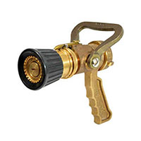 Marine nozzle with pistol grip